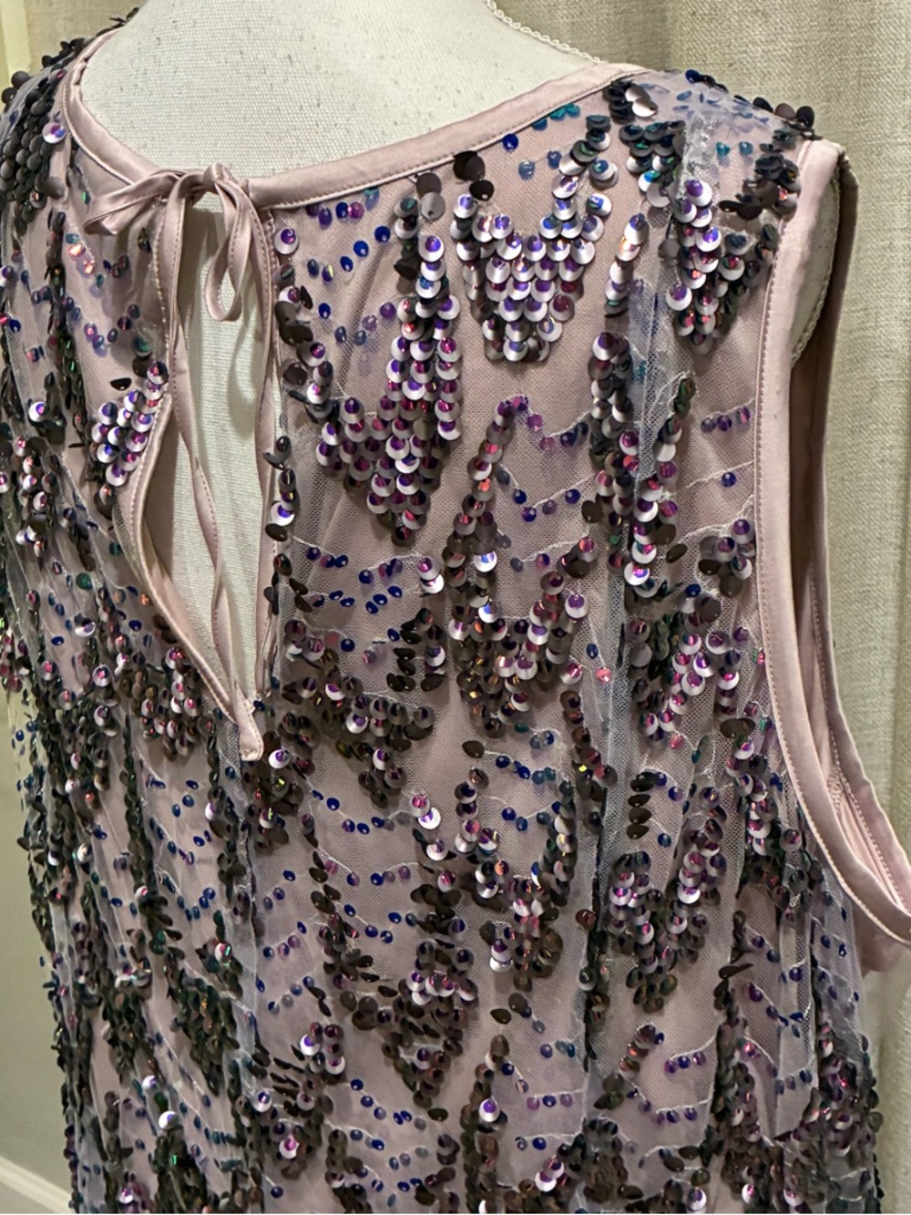 ✨ Torrid Sequin Shift Dress Mini Cocktail Sleeveless Size 2 (2X 18/20) ✨ - Picture 7 of 13